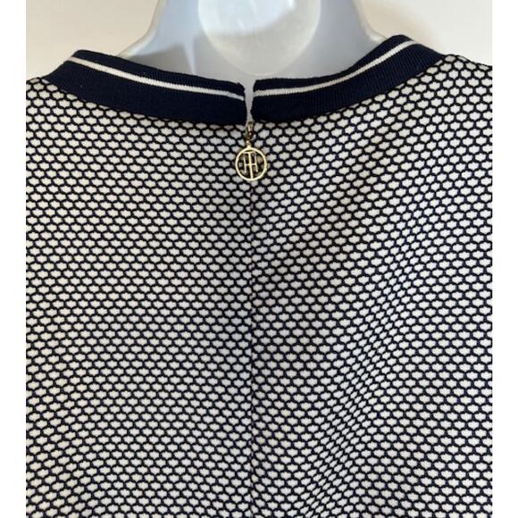 Tommy Hilfiger Navy Blue Capped Sleeve Dress Size 10 - Picture 3 of 5